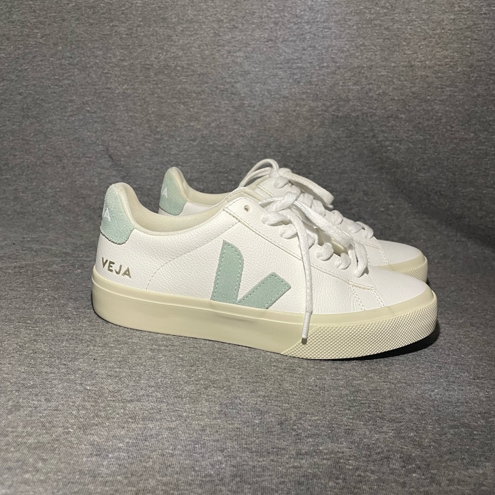 Veja Campo Chromefree Leather White Matcha - Picture 5 of 14